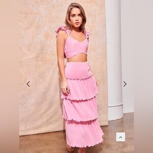 SAYLOR Lotte Metallic Pink Set